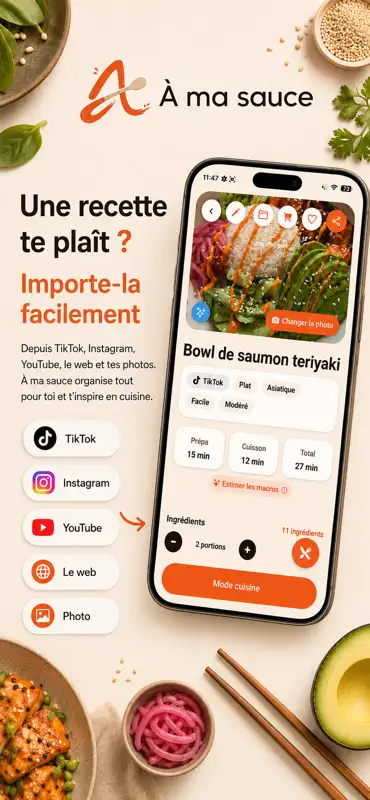 À Ma Sauce – Recettes screenshot 1 of 6