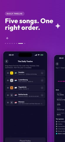 Douze: Eurovision Rankings iPhone screenshot