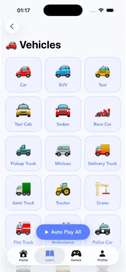 Capture d'écran de KidLearn – Language Learning sur iPhone 5