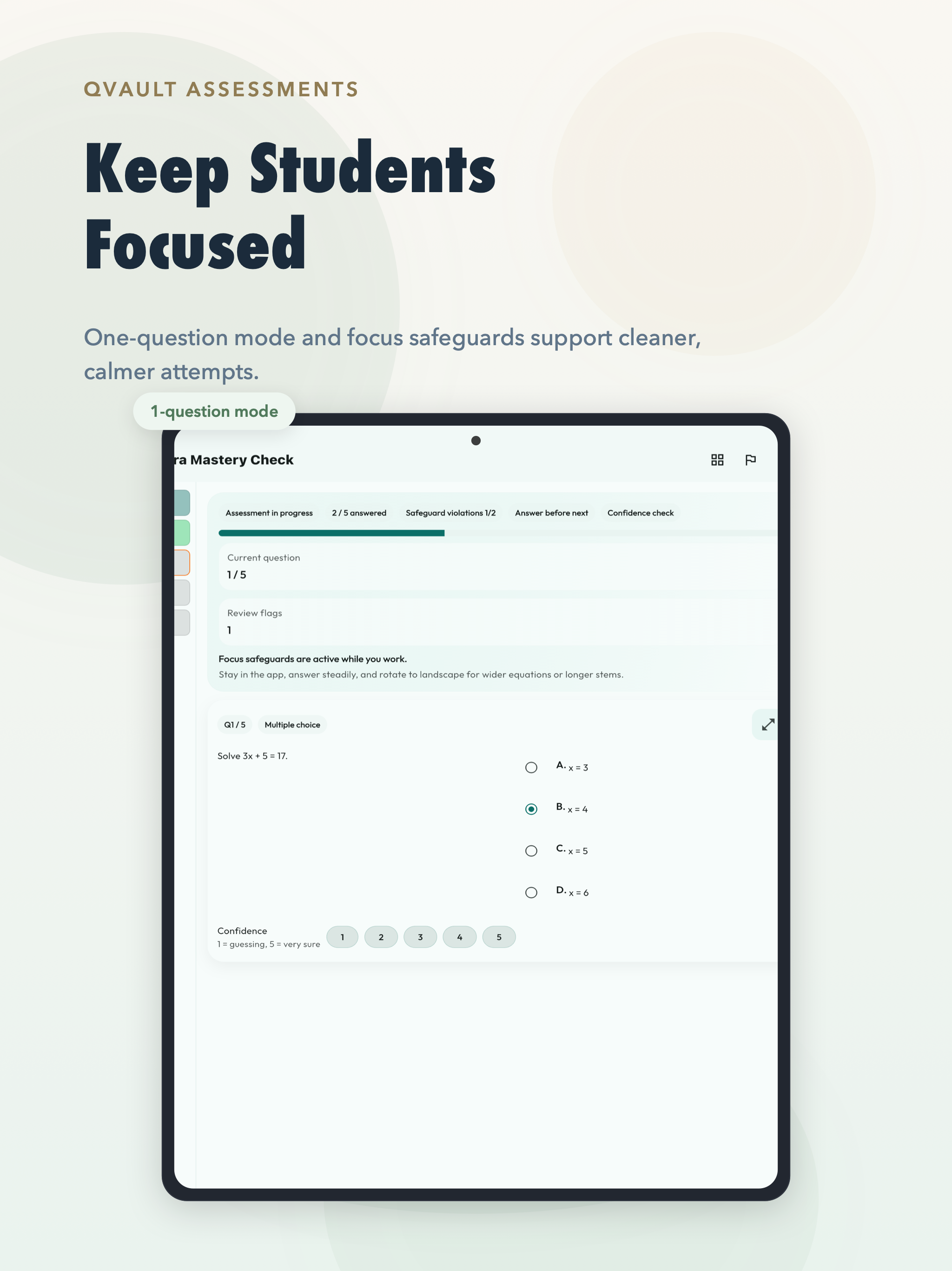 QVault Assessments screenshot 10