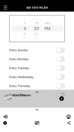 AM 1410 WLSH screenshot 4