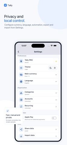 Tally: Spending Control Screenshot 9 of 9