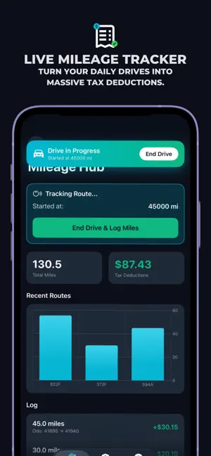 Expense Tracker - WriteOff AI screenshot 3