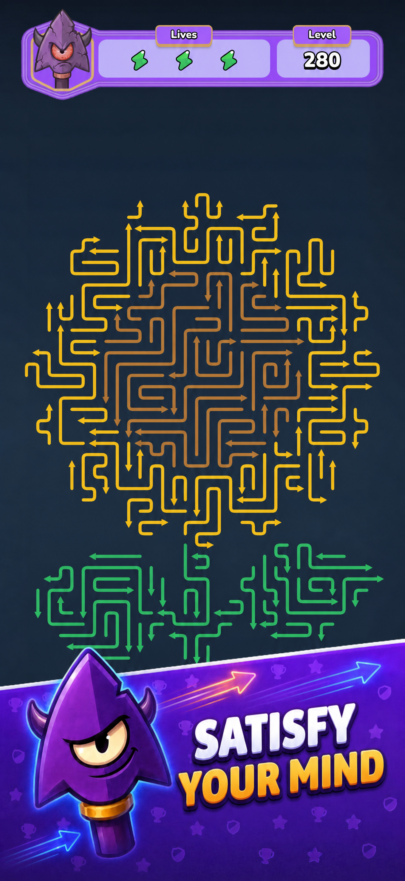 Art Puzzle - Arrow Flow