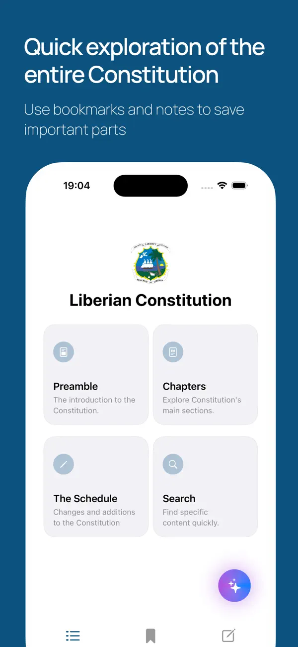 Screenshot #2 pour Liberia's Constitution