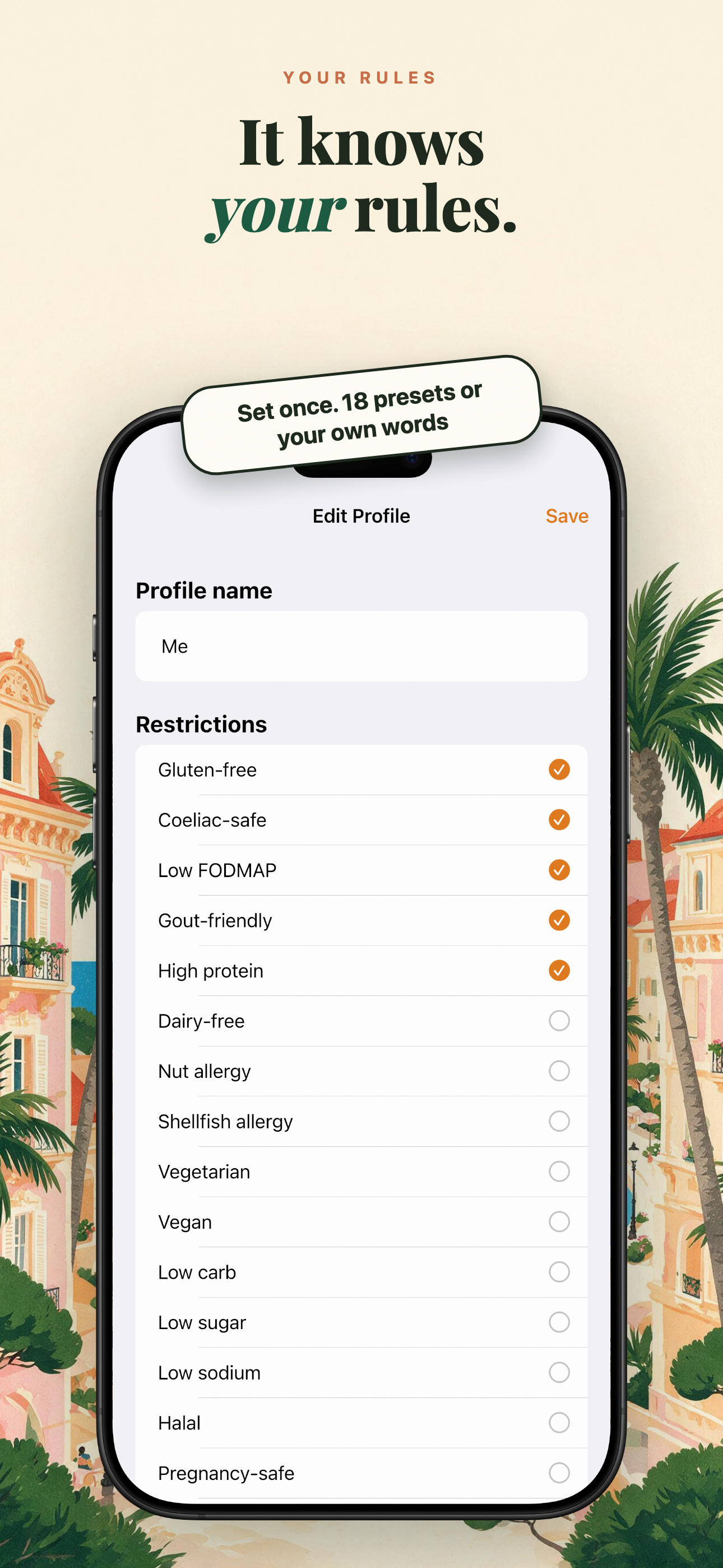 Travel Safe Bites Food Scanner screenshot 3