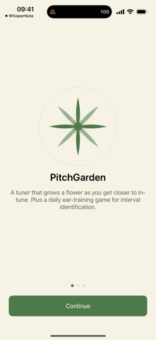 PitchGarden: Chromatic Tuner iPhone screenshot