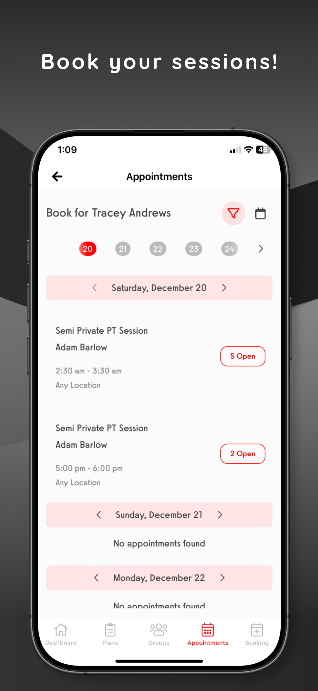 Optimised Personal Training screenshot 7