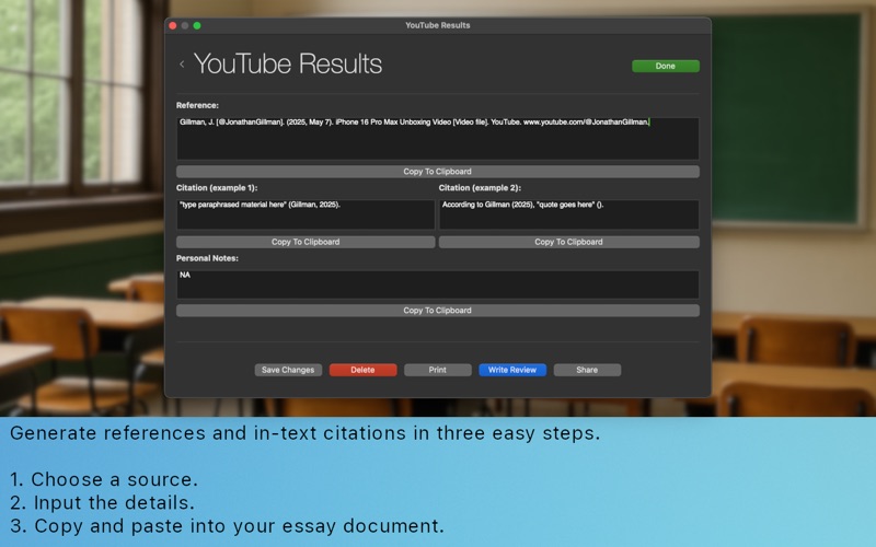 Screenshot #1 pour Citation Generator