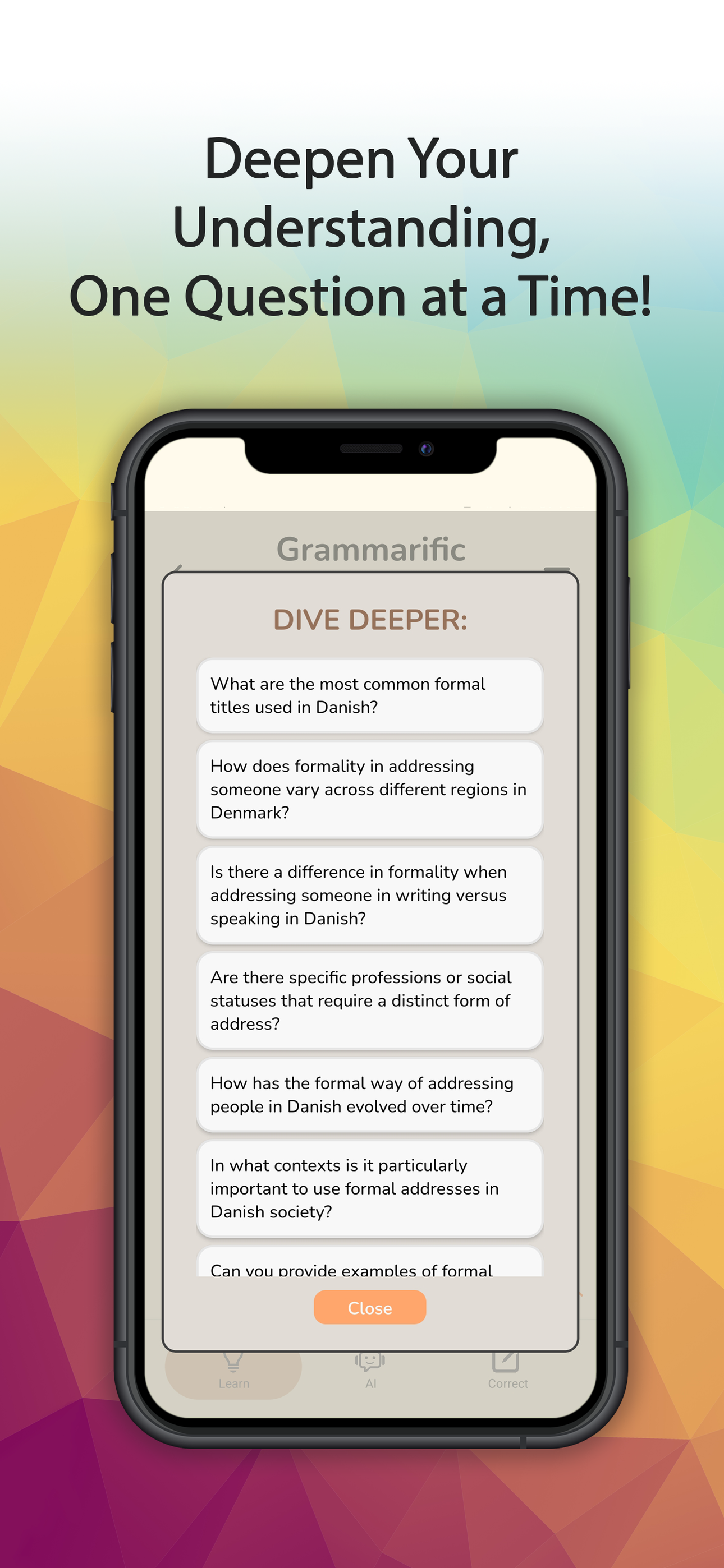 Grammarific: Danish Grammar screenshot 4