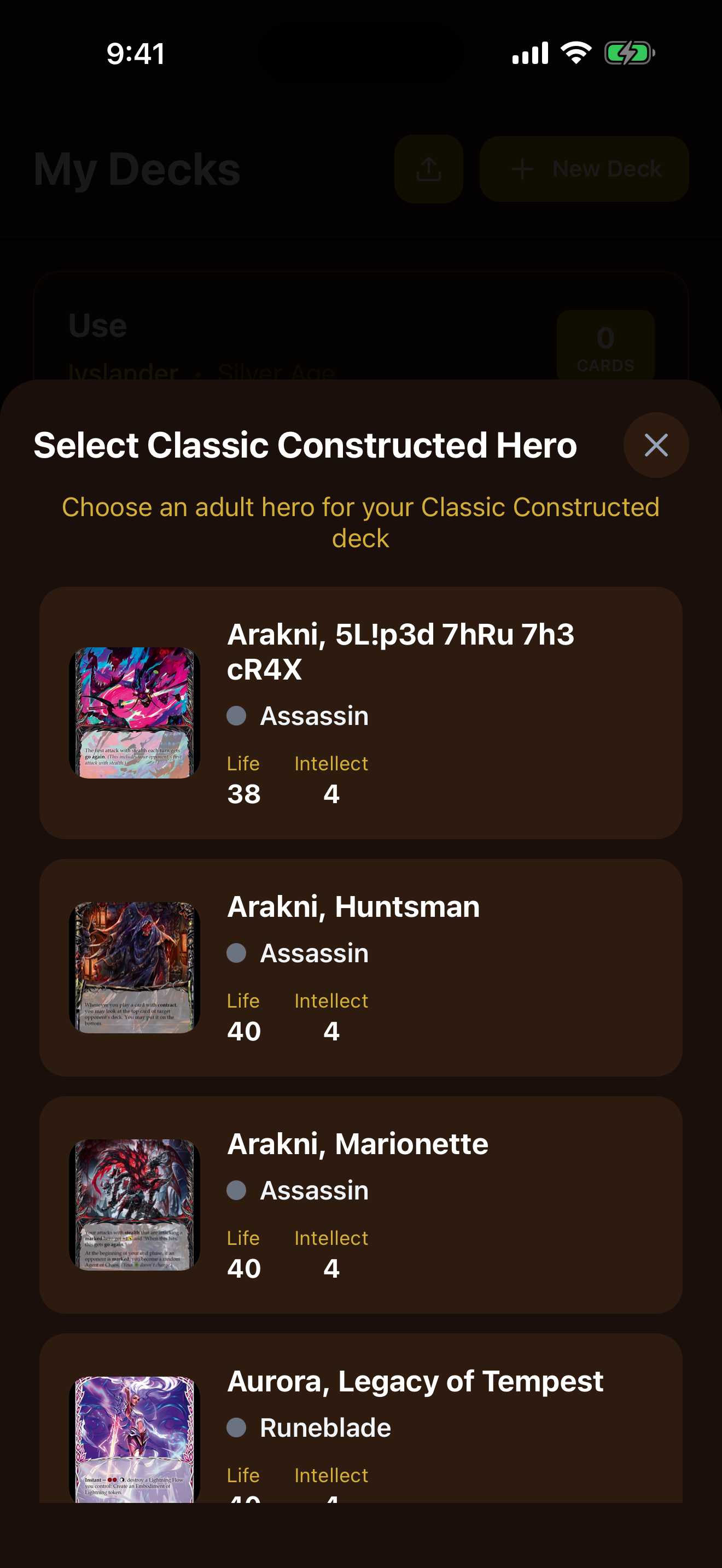 FAB Deckbuilder screenshot 4