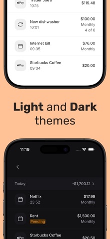 Spending Tracker – Bux iPhone screenshot