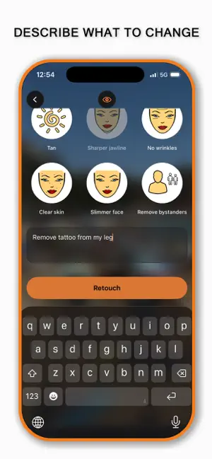 AI Retouch - Beauty editor screenshot 5