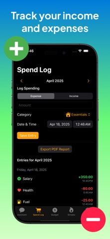 Spendo - Budget & Saving AI Screenshot 3 of 5