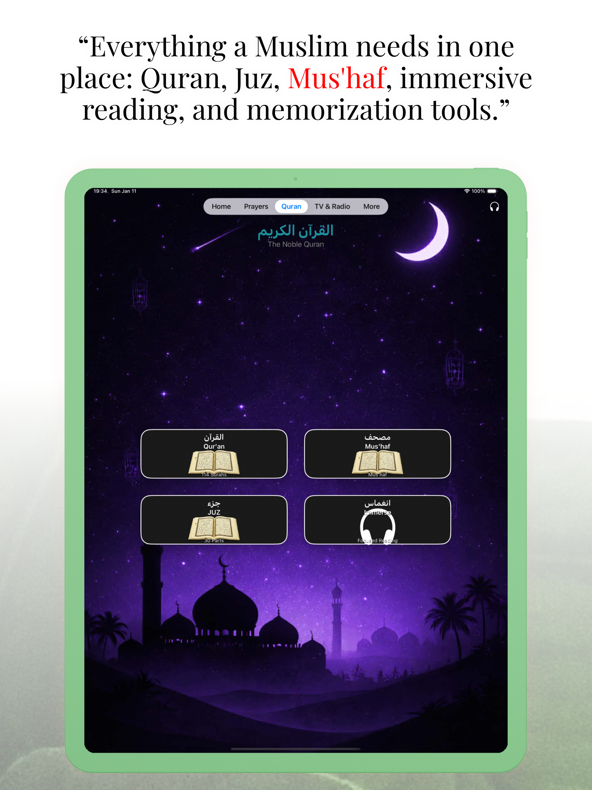 Islamic App – Quran & Qibla