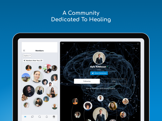 MedCircle Community iPad screenshot 1 - Medical app