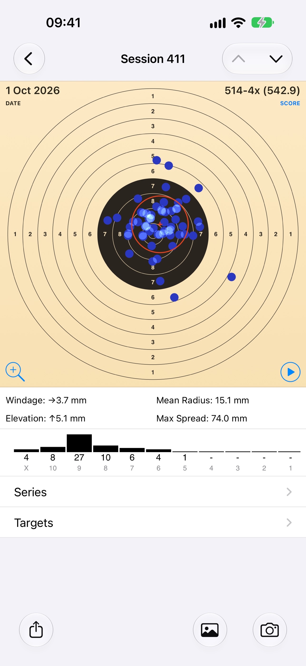 Screenshot 1 of TargetScan - Pistol & Rifle