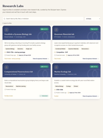 Skooper - Academic Network iPad screenshot