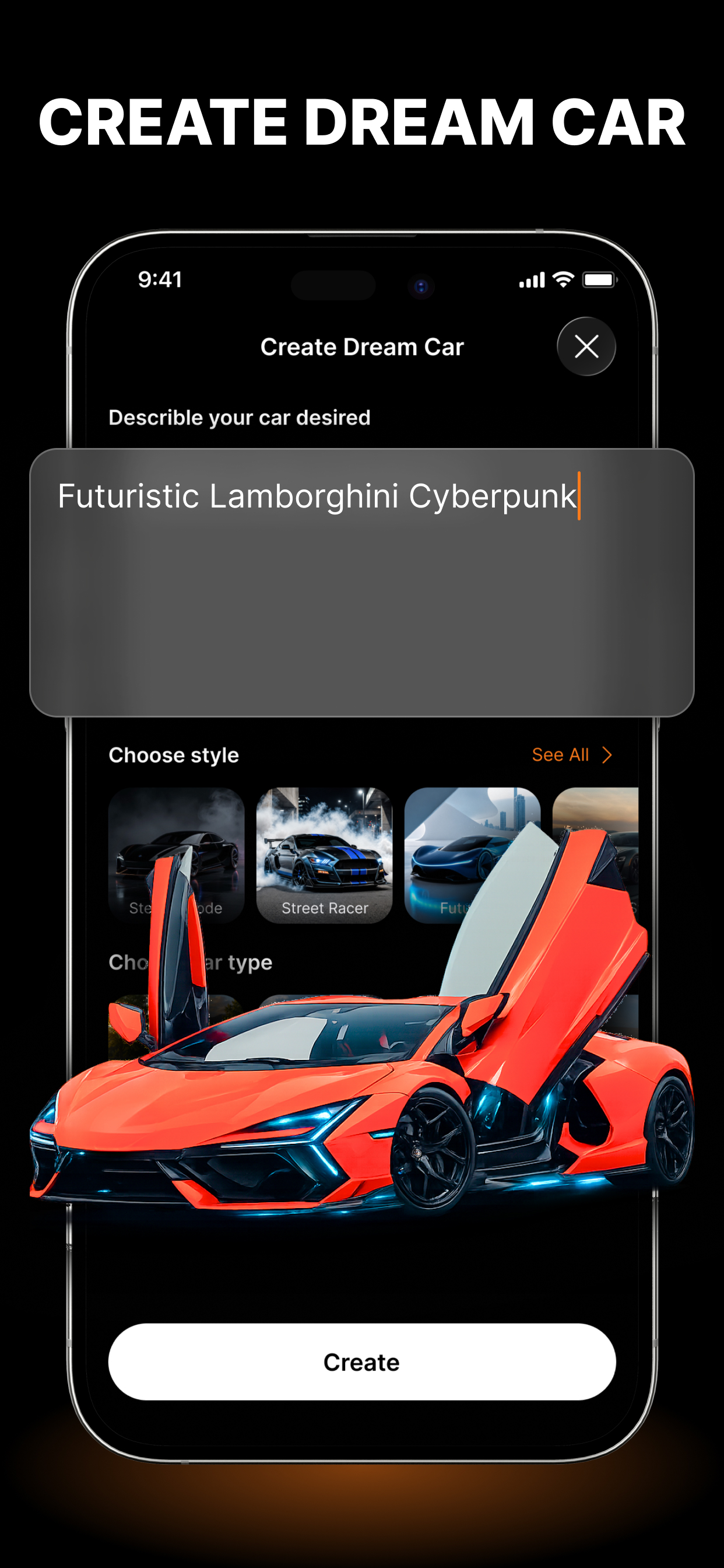 AI Car Design: Car Editor screenshot 3