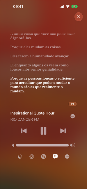 Broadcasts Screenshot