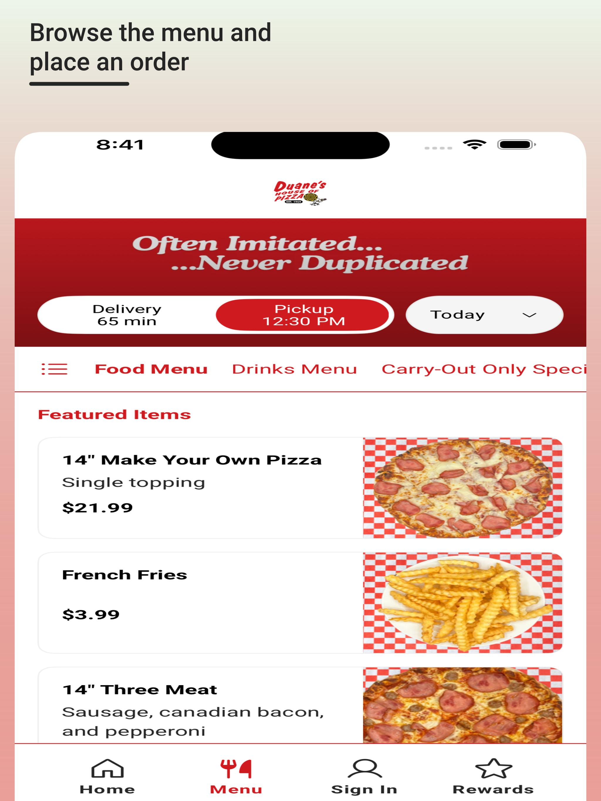 Duane's Pizza screenshot 9