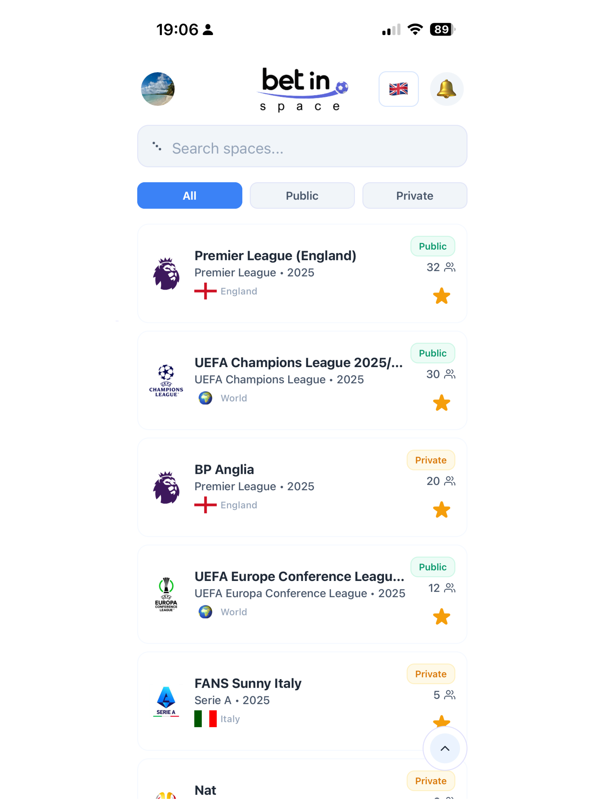 Betin Space - Match Insights
