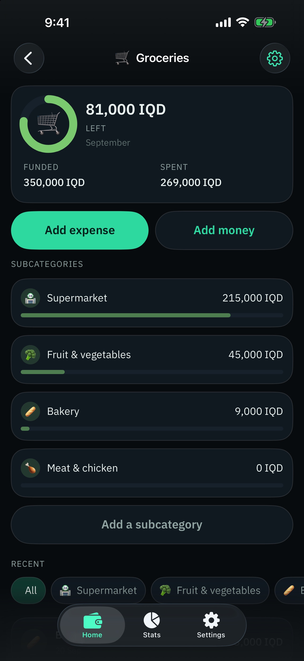 Screenshot 2 of Wallet: Spending Tracker