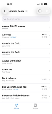 LeadSheets: Chords & Setlists Screenshot 1 of 10