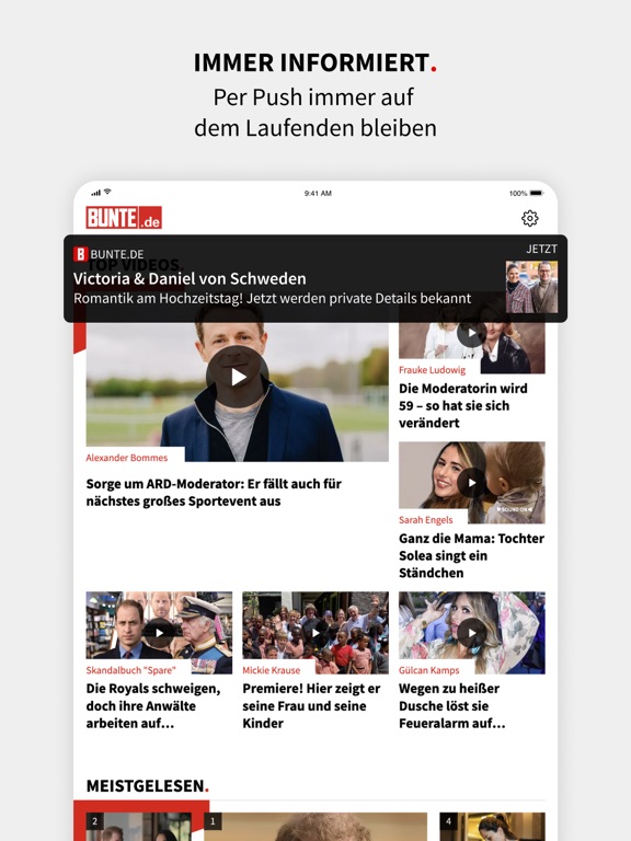 Screenshot #6 pour BUNTE.de – Stars & Royals News
