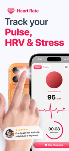 Heartzen: Heart Rate Monitor screenshot