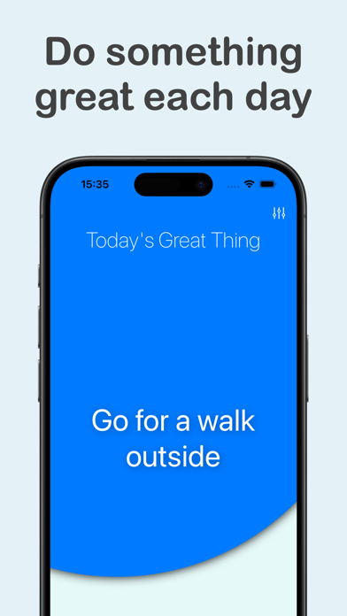 One Great Thing Screenshot