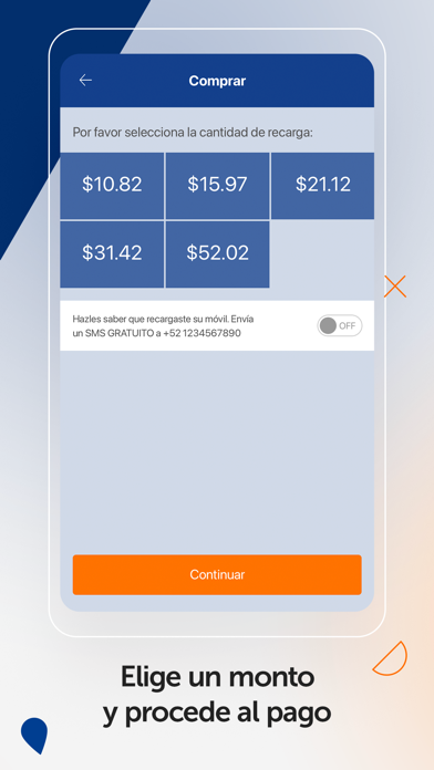HablaMexico Recharge Mobiles Screenshot