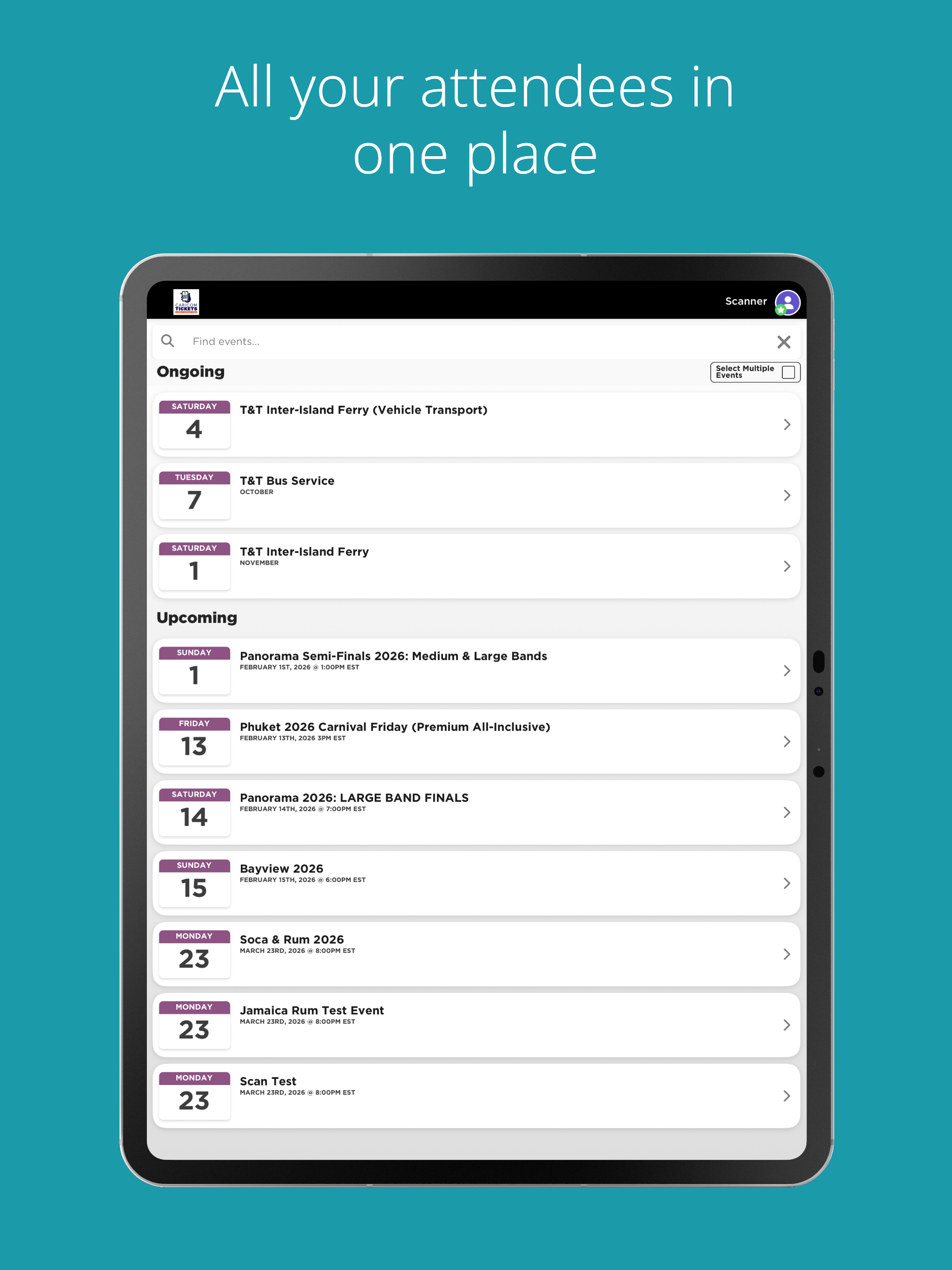 Caricom Tickets Scanner App screenshot 12