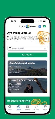 Exotic Bromo screenshot