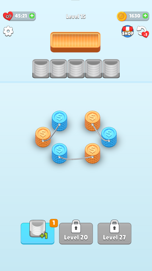 #2. Coin Pile 3D (iOS) 来自: Brew Games