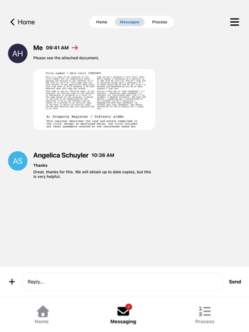 Felix Legal iPad screenshot