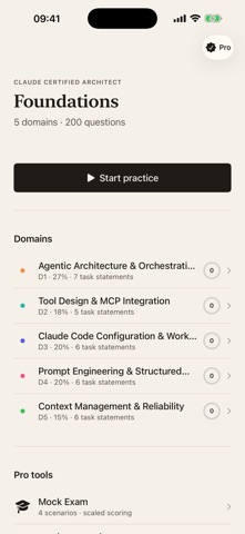 Certo - Claude Exam Prep Screenshot 1 of 6