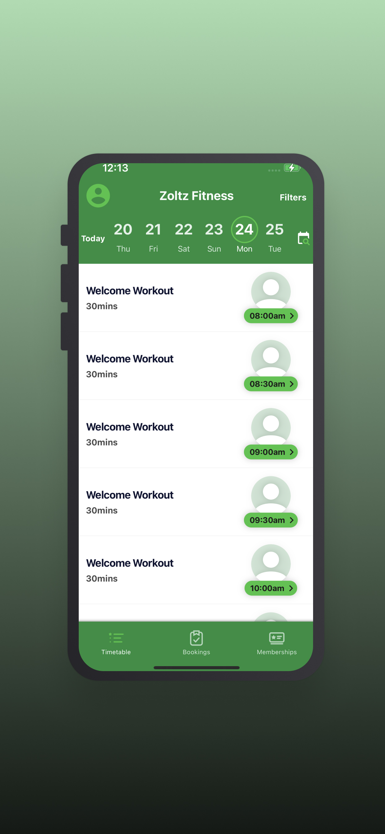 Zoltz Fitness 24-7 screenshot 2