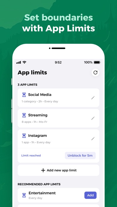 Roots: Screen Time Control Screenshot