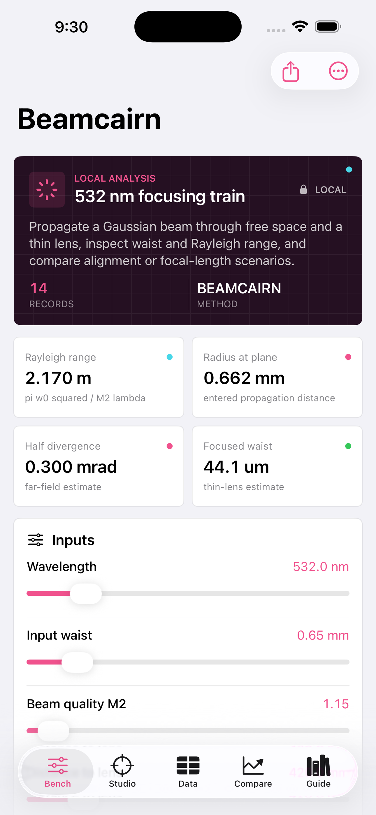 Beamcairn: Laser Optics screenshot 1 of 3