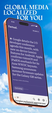Factual Reader iPhone screenshot 1