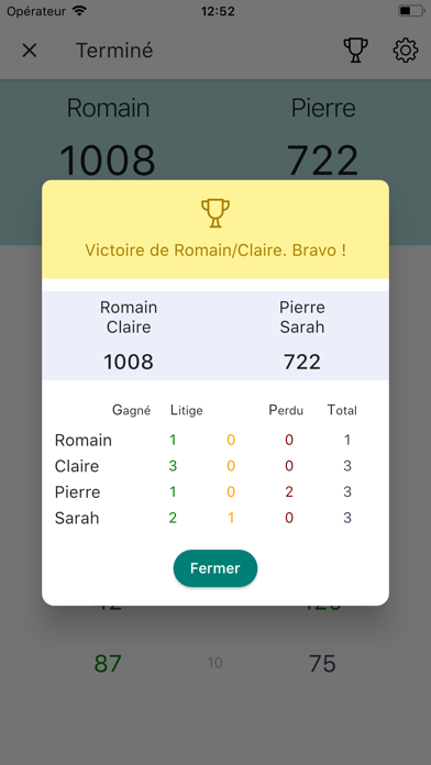 Compteur Belote & Coinche Screenshot