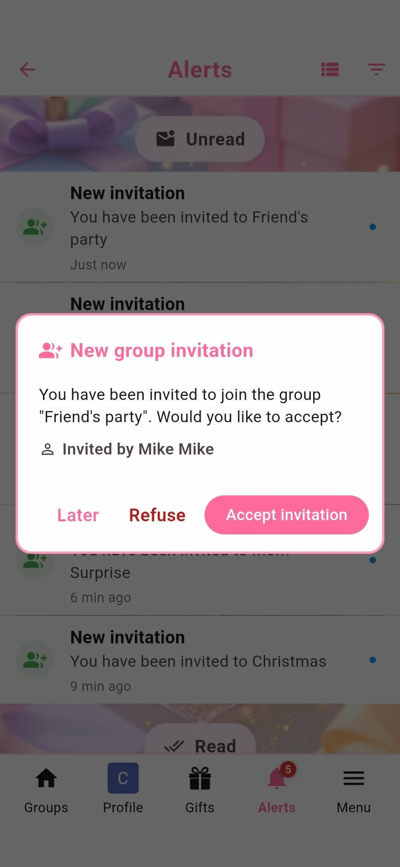 Screenshot 8 of GIFTO Gift Exchange