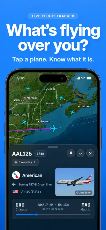 Squawk: Live Flight Tracker screenshot 2 of 7