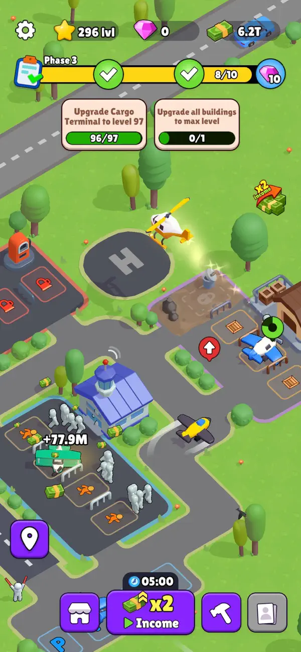 Airport Empire 2026 iOS Mod IPA screenshot 4 - iOS game interface