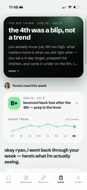Fiona: Calorie Coach screenshot 4