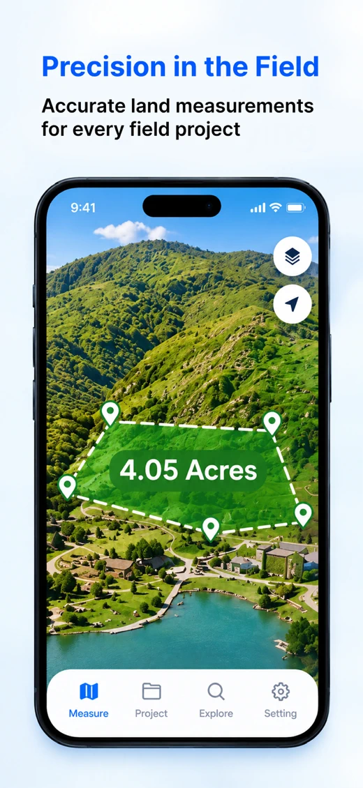 Map Measure : Field Area Calc screenshot 1