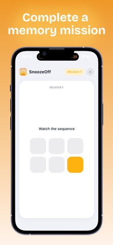 SnoozeOff: Loud Alarm Clock iPhone screenshot