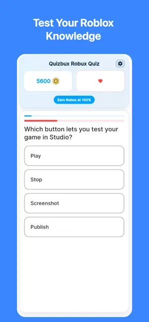 Quizbux - Robux Quiz screenshot 2