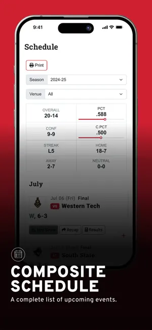 Billings Mustangs PBL screenshot 2